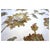 Textile Indian Tabriz Wool & Silk 9x12 White Ivory, Tan, Blue, & Green Handmade Area Rug #1144267 For Sale - Image 7 of 9