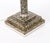 Vintage Silver Plate and Agate Corinthian Column Table Lamps, Set of 2 For Sale - Image 9 of 12
