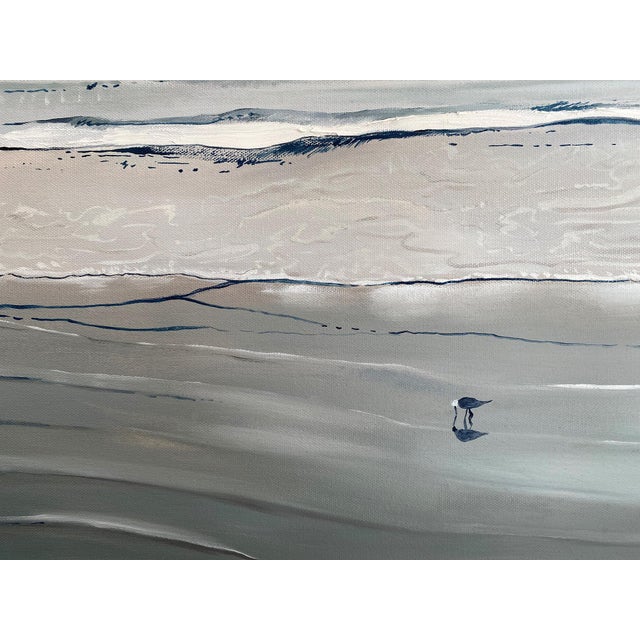 "Reflecting" Contemporary Seascape Oil Painting by Jessica Fairley For Sale - Image 4 of 5