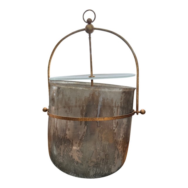 Visual Comfort Chapman & Myers Lorford Large Smoke Bell Lantern; 2 Available For Sale