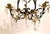 Beautiful and Graceful Black and Gold Gilt Metal Wall Sconce with Faceted Teardrop Shaped Crystals and Candle Holders with...