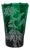 Blenko 8813m Paper Bag Vase Hand Etched by Jennifer Pontz 9.75" For Sale