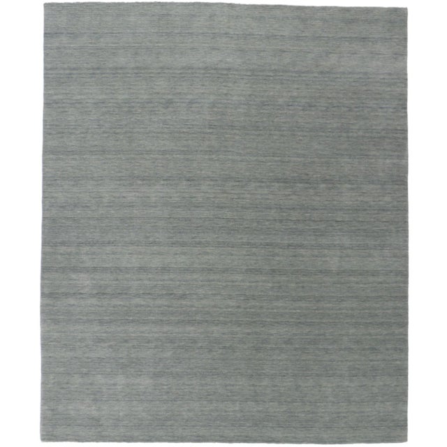 Gray Area Rug With Modern Style - 08'03 X 09'11 For Sale - Image 9 of 9