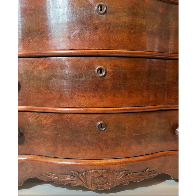 Antique English Oak Chest of Drawers For Sale - Image 10 of 12