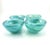 Gorgeous set of 4 Kosta Boda, Turquoise/Light Blue Glass Tea-lights, Votive Holders by Anna Ehrner for Kosta Boda, c1985,...
