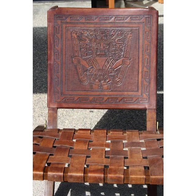 Pair of 1960s Folding Chairs Attrib. To Angel Pazmino for Muebles De Estilo For Sale - Image 9 of 13