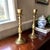 Traditional Vintage 13" Solid Brass Candlesticks – Pair | Tall Twisted Brass Taper Candle Holders | English Country | Traditional Decor For Sale - Image 3 of 8
