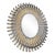 1960’s Italian Gilt Metal Mirror | Mid-Century Modern Tole Sunburst For Sale