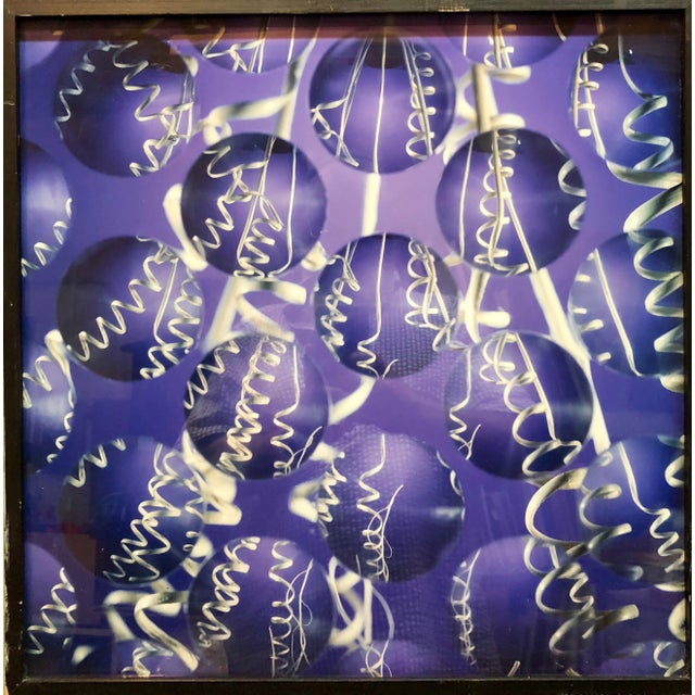 Ellen Carey, Vintage Large Format Abstract Unique Color Photo Polaroid Photograph Ellen Carey, 1988 For Sale