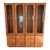 Vintage Milo Baughman Style Lane Alta Vista Burlwood China Cabinet For Sale