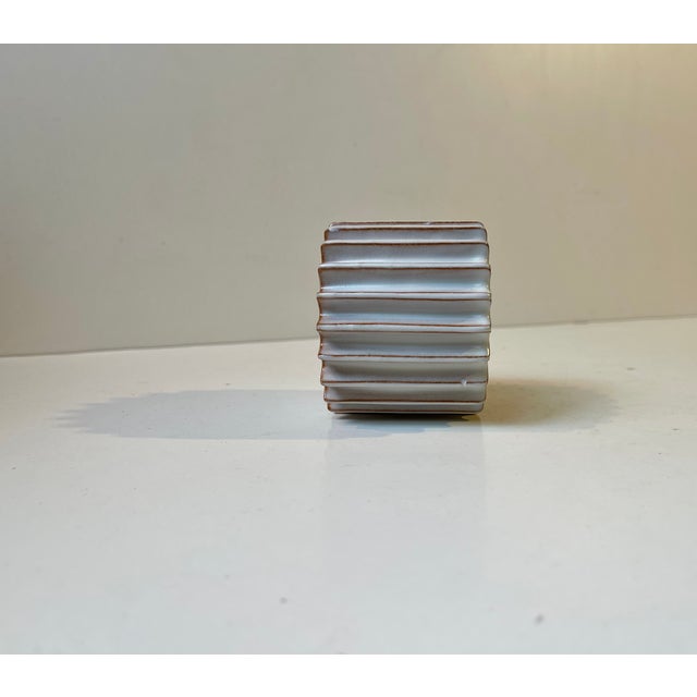 Vintage Art Deco Ceramic Vase by Christan Schollert, 1940s For Sale - Image 4 of 11