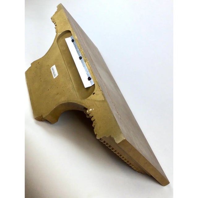 Gold Painted Traditional Wall Mounted Shelf For Sale - Image 11 of 11