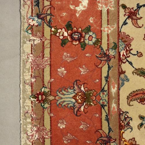 Antique Tabriz Rug in Cotton and Wool For Sale - Image 6 of 8