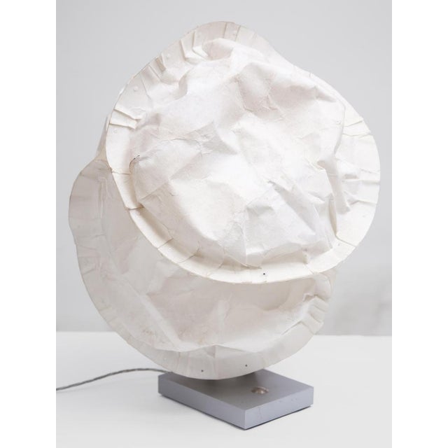 Metal Paper Parchment Cloud Table Lamp by Frank Gehry for Belux, 2000 For Sale - Image 7 of 13