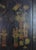 Wood Hand Painted Flower 2 Panel Doors Antique Chinese Cabinet For Sale - Image 7 of 16