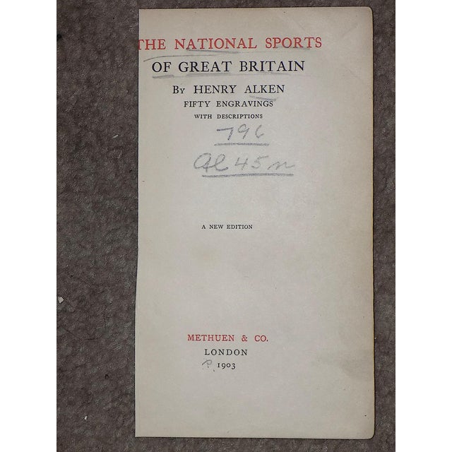 Printmaking Materials Authentic Antique (c.1903) Diminutive British Horse/Equine Sporting Lithographs - Set of 13 For Sale - Image 7 of 8