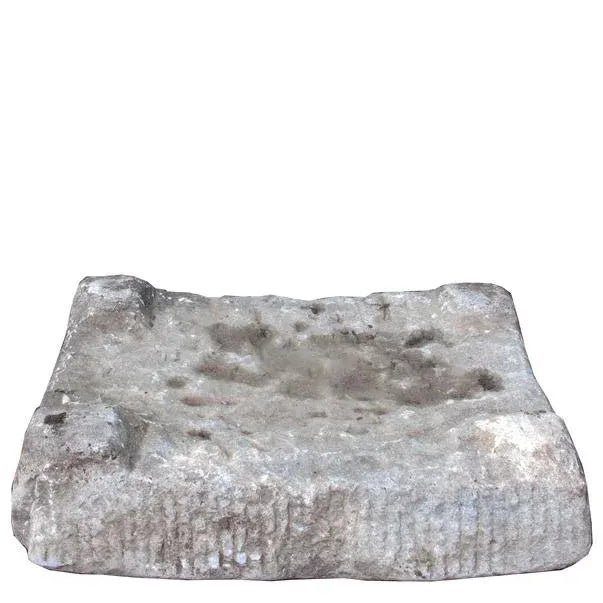 Stone 1930s Natural Water Fountain Stone 3 For Sale - Image 7 of 7