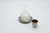 Cut Glass Night Decanter with Silver Base and Cup For Sale - Image 4 of 4