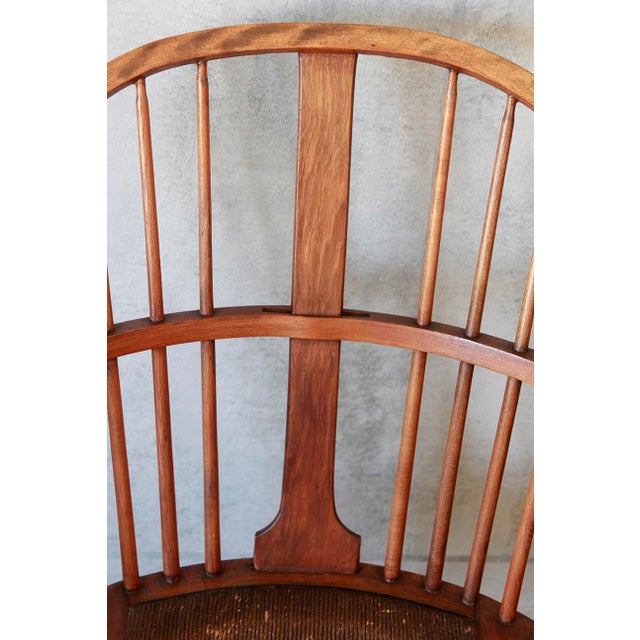 Brown Early 19th Cabriole Leg Windsor Armchair For Sale - Image 8 of 12