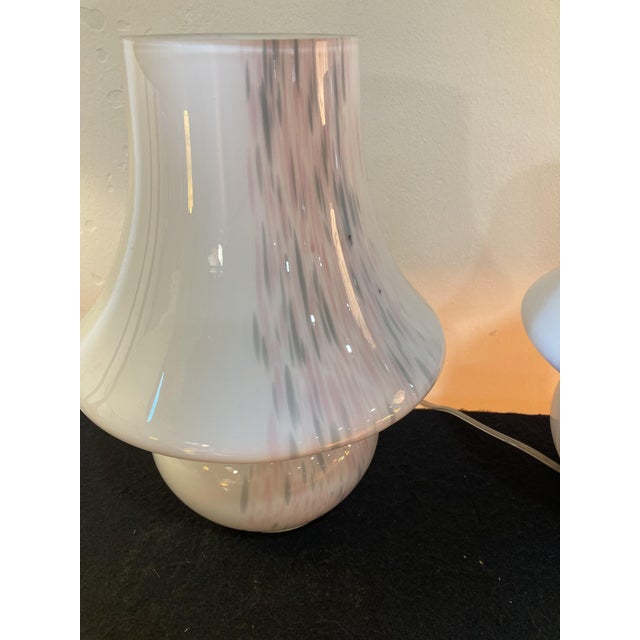 1980s Italian Murano Glass Table Lamp, 1980s For Sale - Image 5 of 7