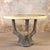 Charming French Faux Bois Garden Table. Table is crafted in two pieces and designed to emulate the natural beauty of a...