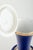 Lidded Vase in Deep Cobalt Blue Glaze with Gilded Ornamentation from Meissen For Sale - Image 5 of 7