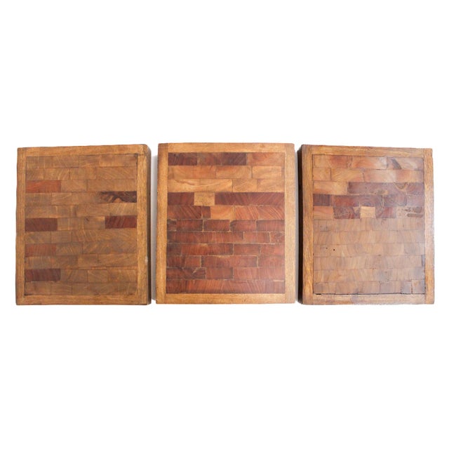 Wood Pattern Cutting Boards For Sale - Image 7 of 12
