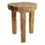 Contemporary Rustic Naga Three Leg Wood Table For Sale