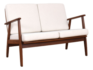 Mid-Century Modern Danish Teak Two-Seater Sofa, 1960s