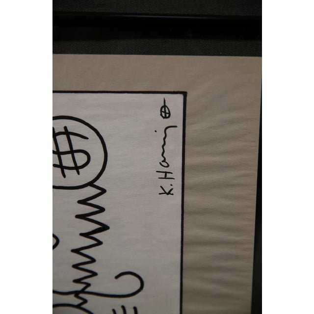 Contemporary Mid 20th Century Marker on Paper - Keith Haring For Sale - Image 3 of 8