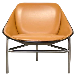 1980s Chrome and Walnut Lounge Chair by Directional