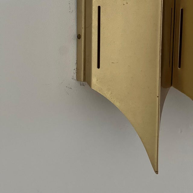 Metal Mid-Century Brass Gothic Wall Lights by Bent Karlby, 1960s For Sale - Image 7 of 15