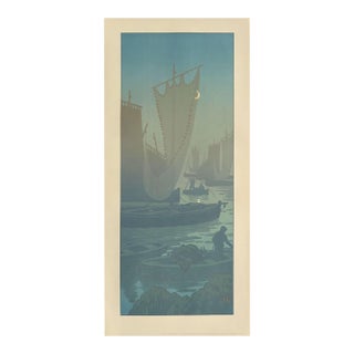 1901 Henri Rivière La Féerie Des Heures : Le Premier Quartier Lithograph For Sale