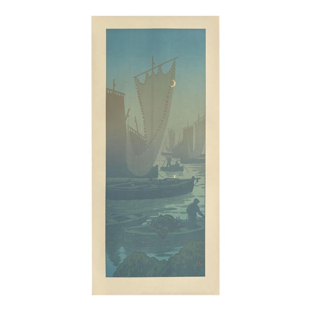 1901 Henri Rivière La Féerie Des Heures : Le Premier Quartier Lithograph For Sale