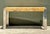 Vintage Laminate Burl Wood and Chrome Console Table For Sale - Image 16 of 18