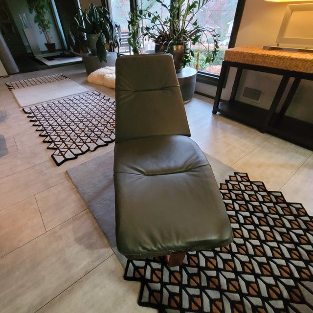 A Scandinavian Modern lounge chair by Ingmar and Knut Relling for Vestlandske/Westnofa. It has a bentwood frame and...