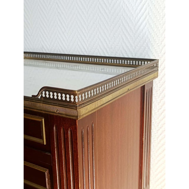 Louis XVI Style Bedside Chest of Drawers, 1890s For Sale - Image 3 of 10