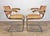 Vintage Set of 6 Marcel Breuer Cesca Style Cane & Tubular Chrome Chairs For Sale In New York - Image 6 of 12