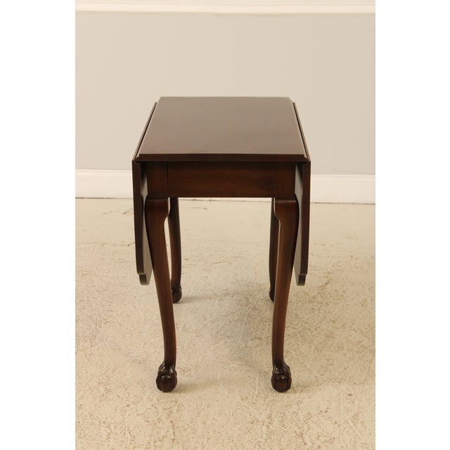 Biggs Thomas Jefferson Ball & Claw Mahogany Table For Sale - Image 4 of 13