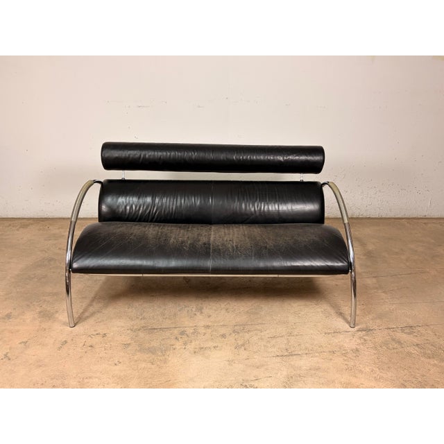 Black Cycle Sofa by Peter Maly for Cor, 1980s For Sale - Image 8 of 18