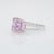 2020s 6.4Ct Natural Kunzite Ring With Natural Diamonds Accents: Solid 14k Gold, Size 6.75 For Sale - Image 5 of 8