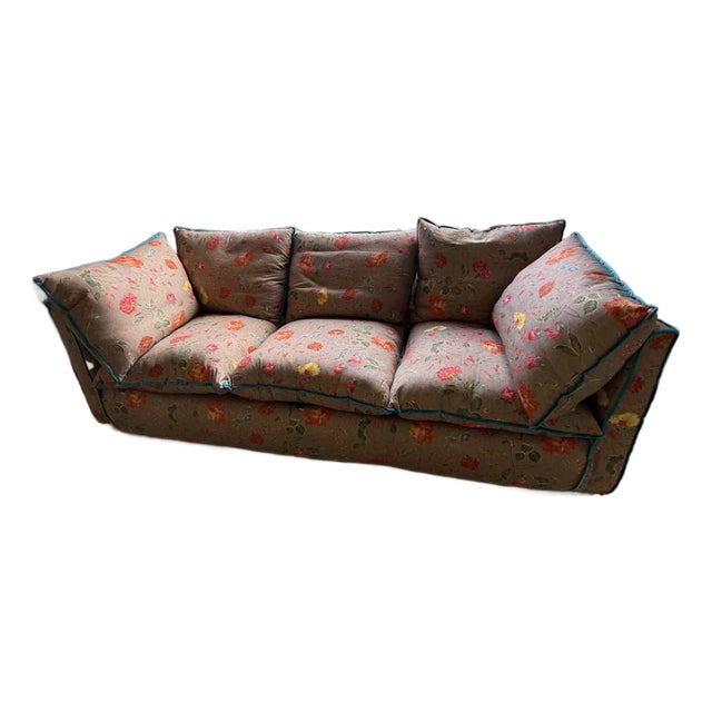 Sophie Conran “Coco” 3.5-Seater Sofa in Andrew Martin Wildwood Twig | Handmade in Usa | New / Unused For Sale