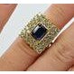 Late 20th Century Keith Davis Sapphire Ring, Size 5.75 For Sale - Image 4 of 5