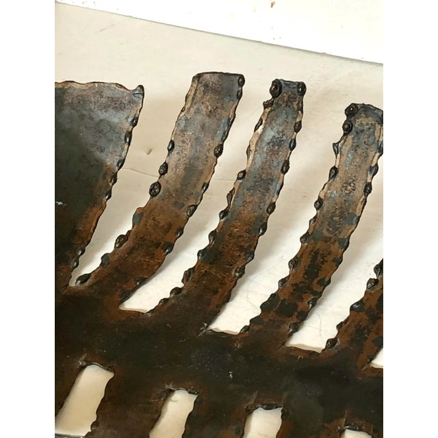 Iron Fish Skeleton Bowl For Sale - Image 4 of 5