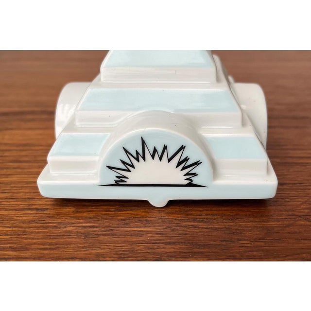 2000 - 2009 Postmodern Limited Edition Philip Morris Porcelain Stacking Ashtray Pyramide Tip Lid by Frank Stella for Rosenthal, 2000s For Sale - Image 5 of 18