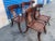 Mid Century Modern Walnut Klismos Chairs - Set of 5 For Sale - Image 4 of 9