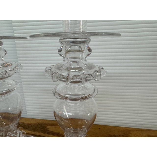 Juliska Harriet Candlestick Holders, Pair For Sale - Image 10 of 12