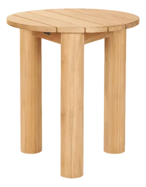 Hi Teak Rudolph Teak Patio Round Side Table
