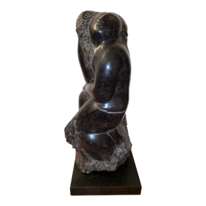 1980s Lorrie Goulet Marble Sculpture of a Female Nude