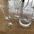 Traditional Vintage Etched Glass Decanter & Set of 4 Wineglasses Featuring Butterfly and Grapevine Motif For Sale - Image 3 of 11